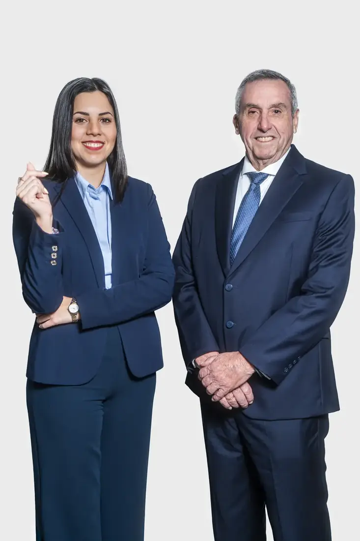 Valeria Morón junto al equipo de Macera y Morón